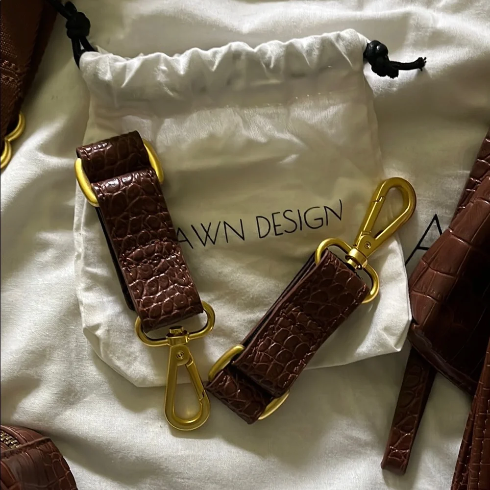 Brown Crocodile Motherhood Bundle Fawn Design